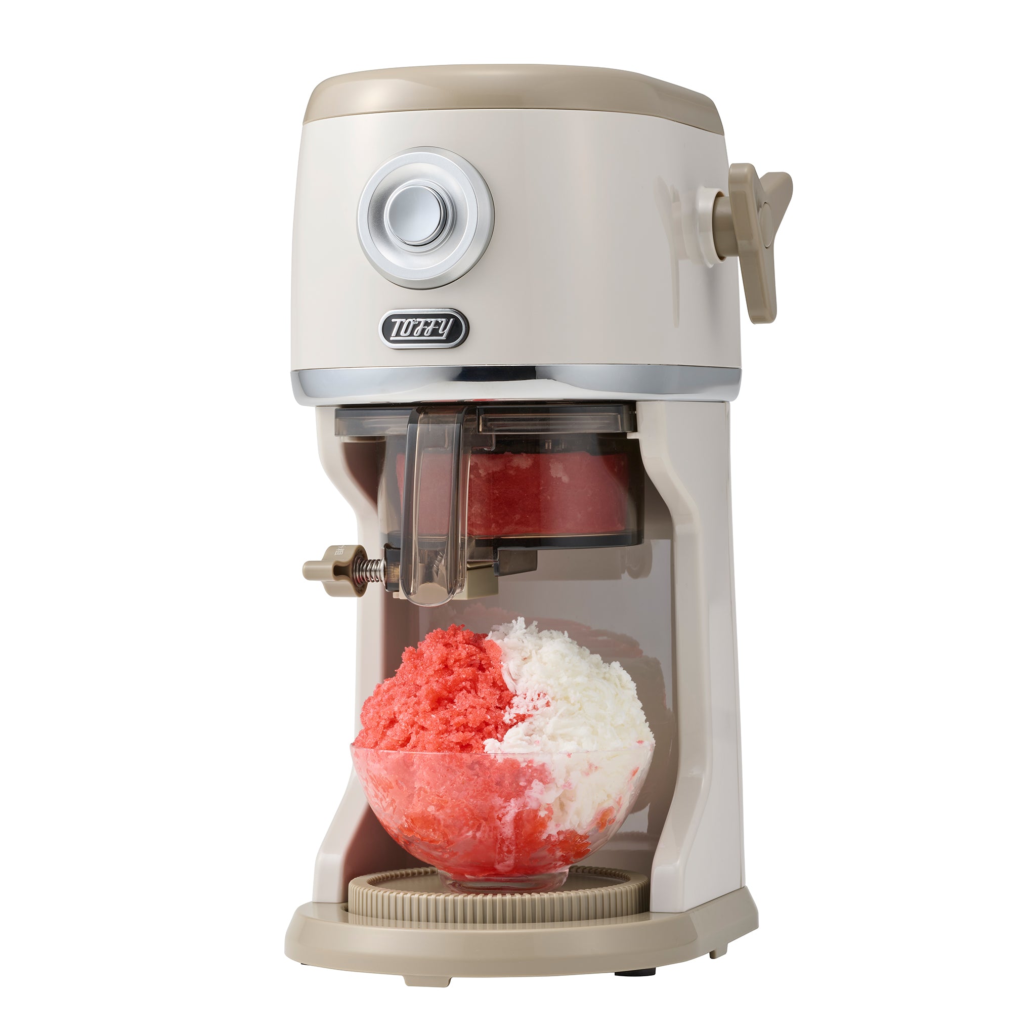 Toffyコンパクト電動ふわふわかき氷器