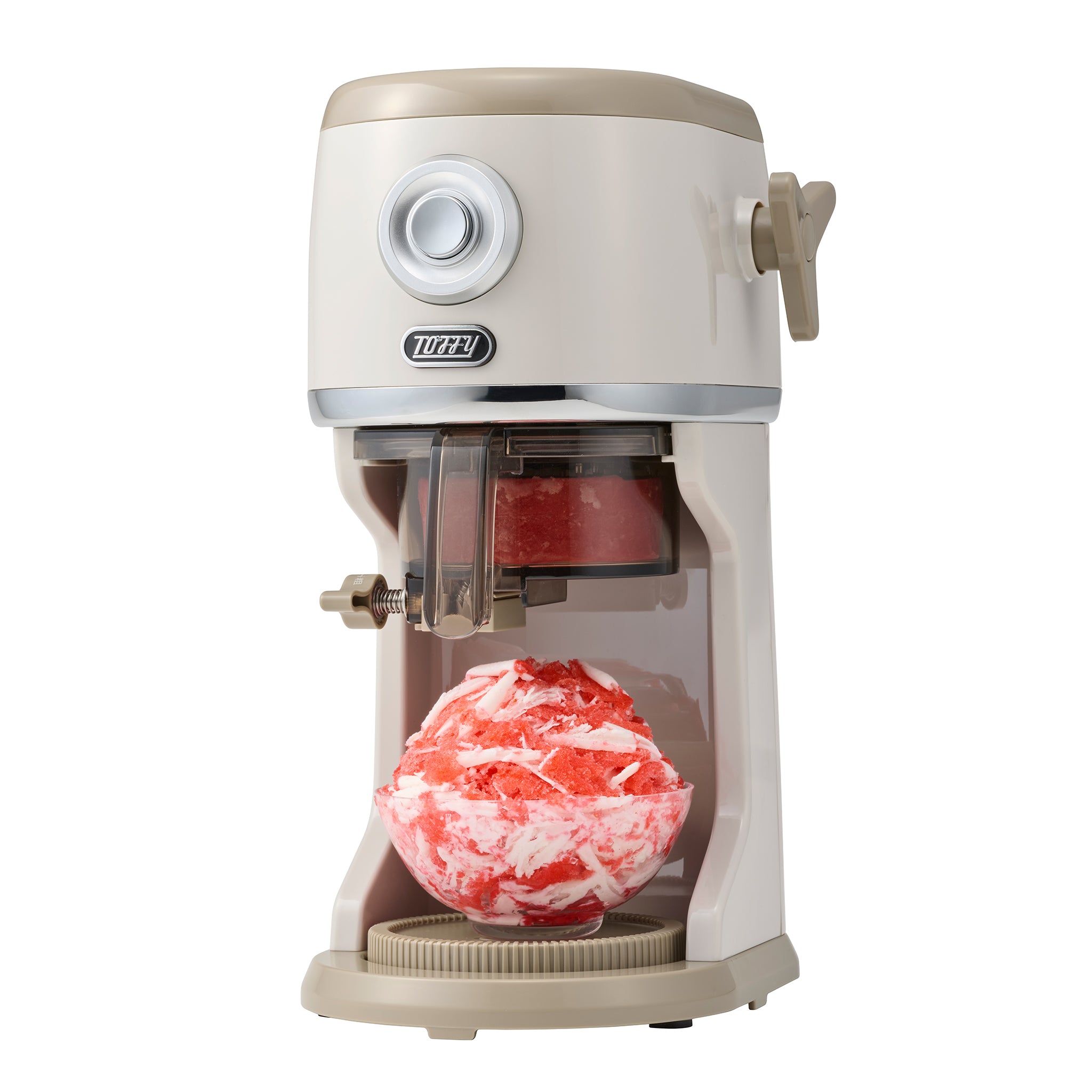 Toffyコンパクト電動ふわふわかき氷器