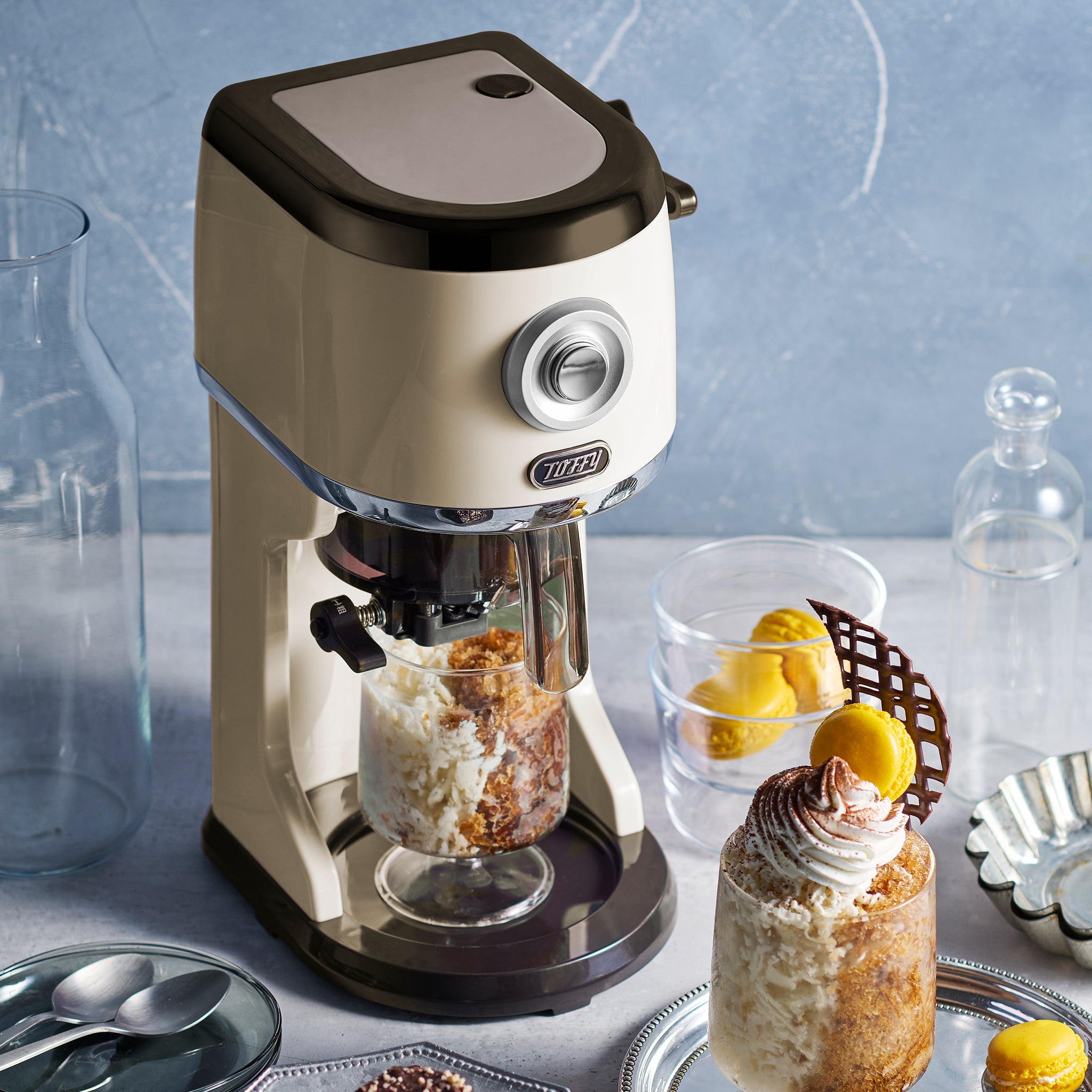Toffyコンパクト電動ふわふわかき氷器
