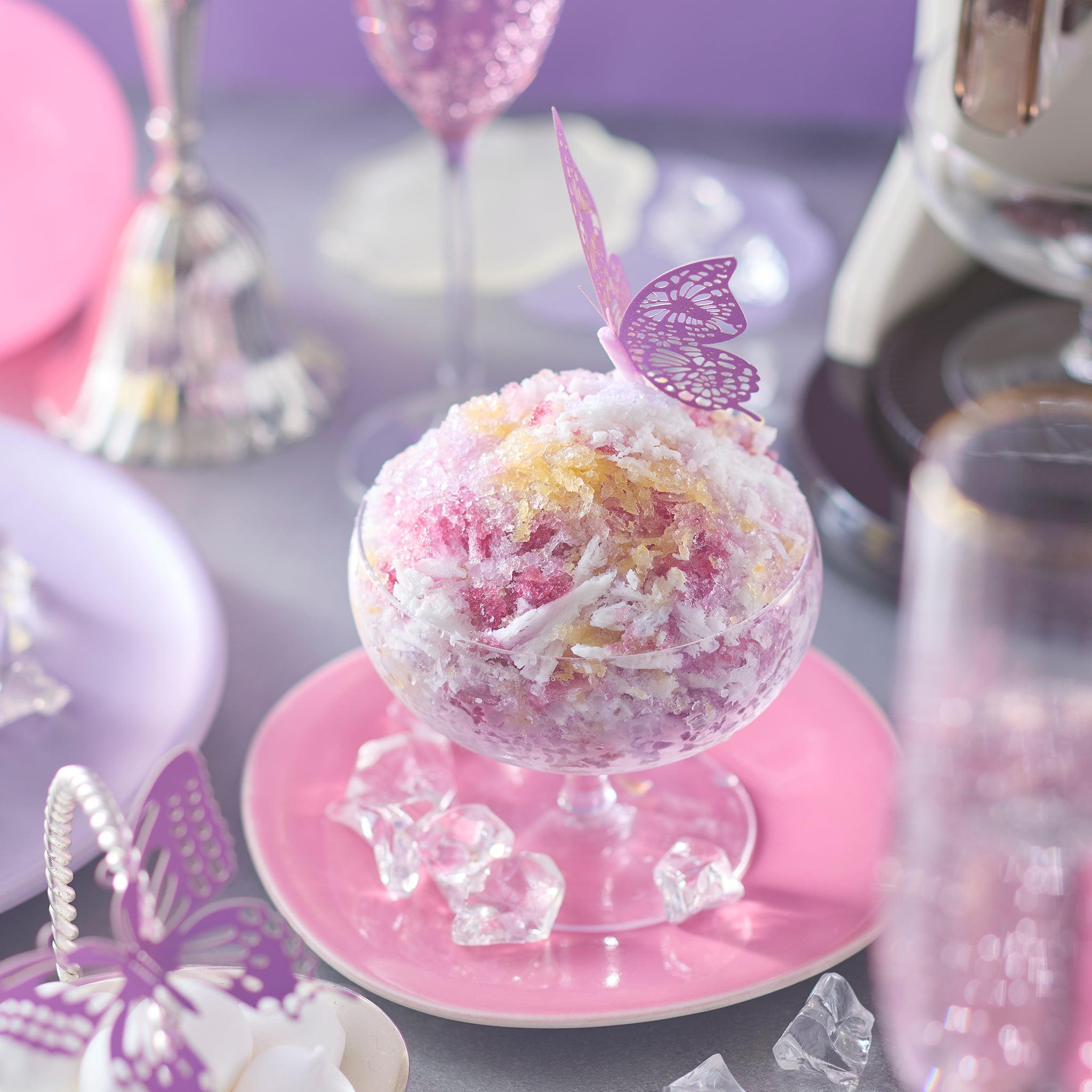 Toffyコンパクト電動ふわふわかき氷器