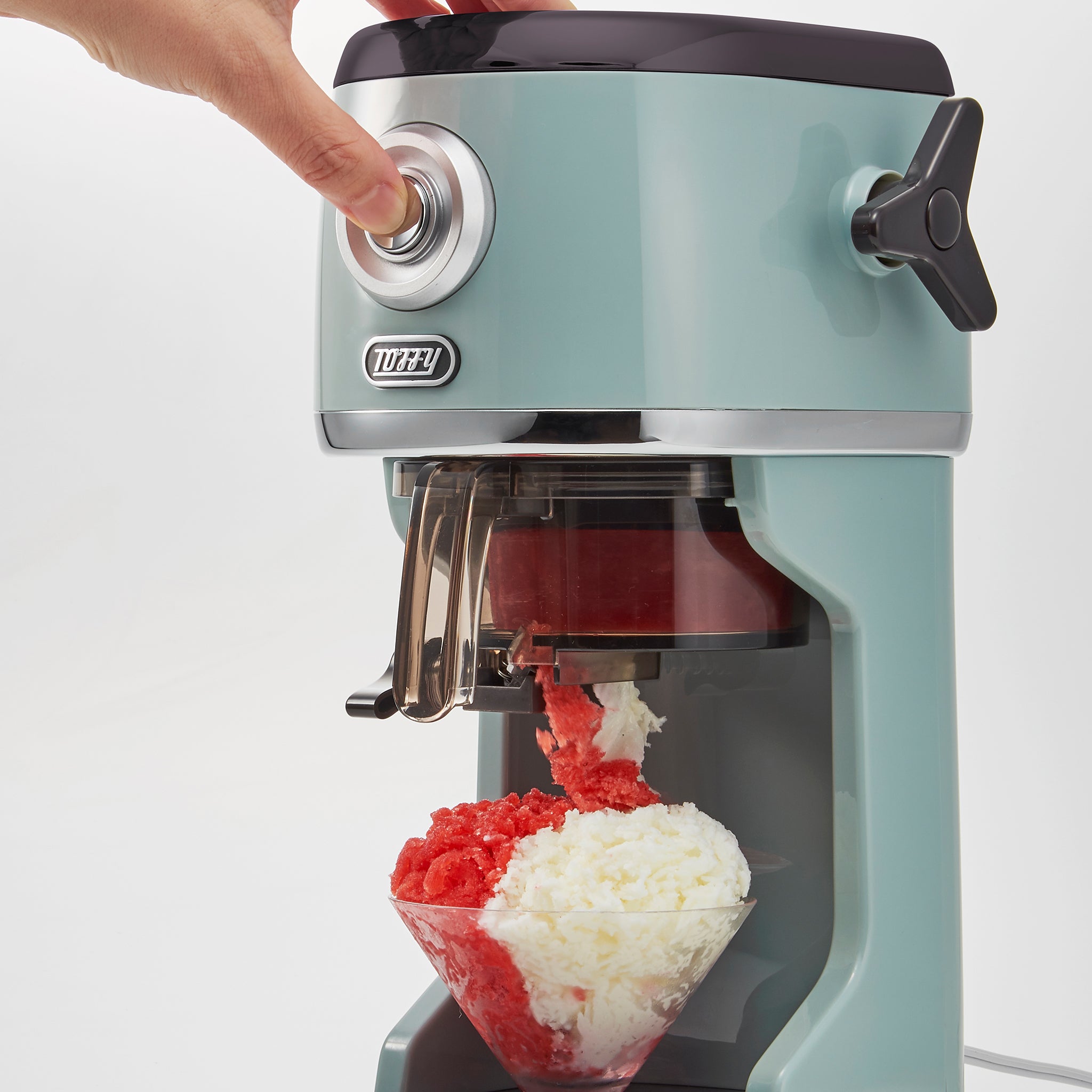 Toffyコンパクト電動ふわふわかき氷器