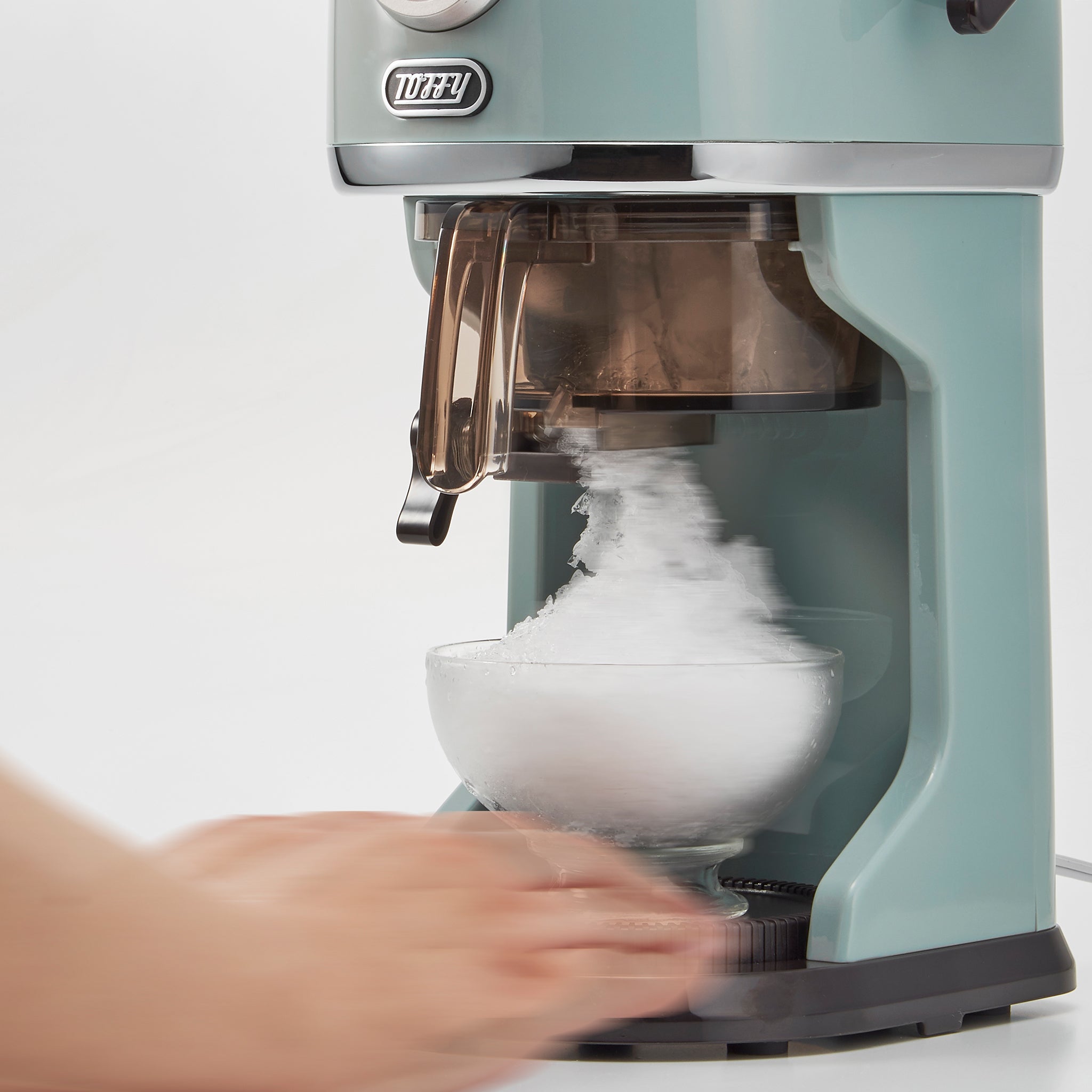 Toffyコンパクト電動ふわふわかき氷器