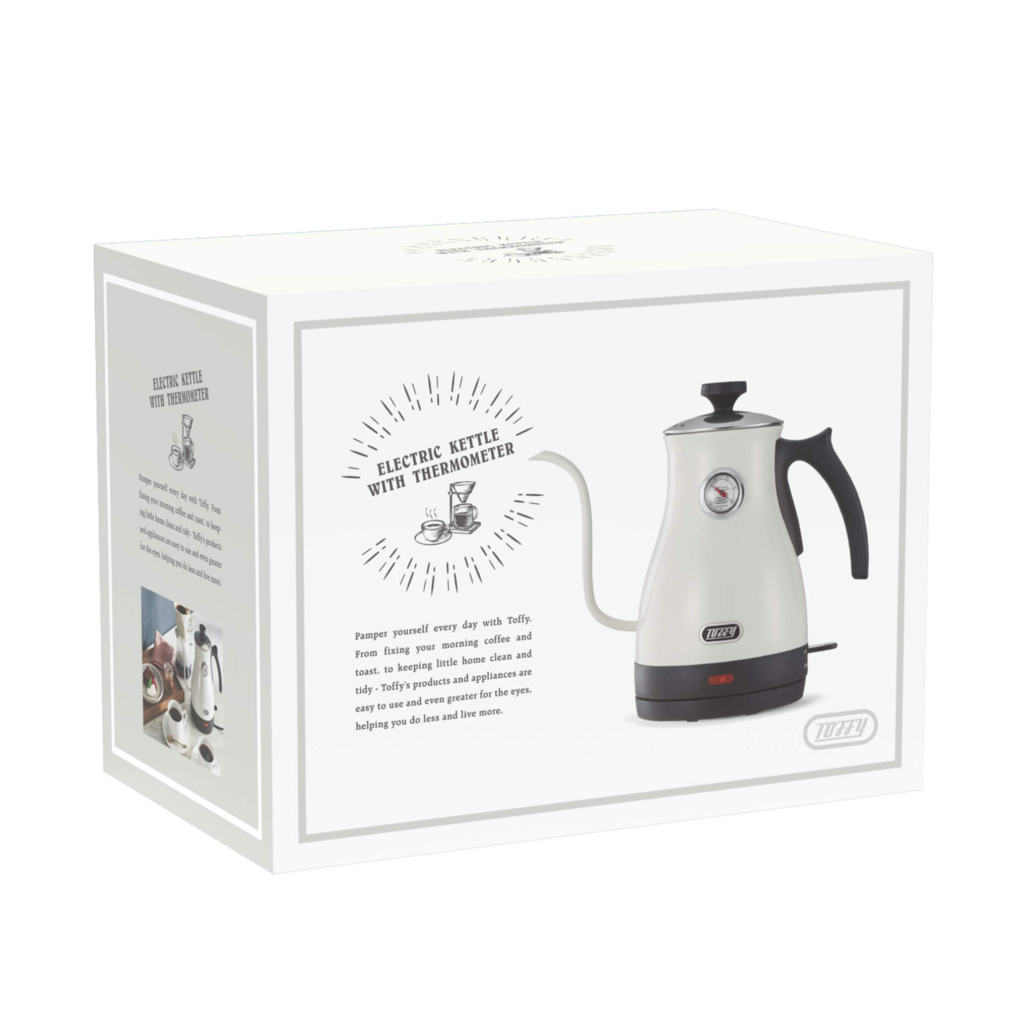Toffy 温度計付きケトル