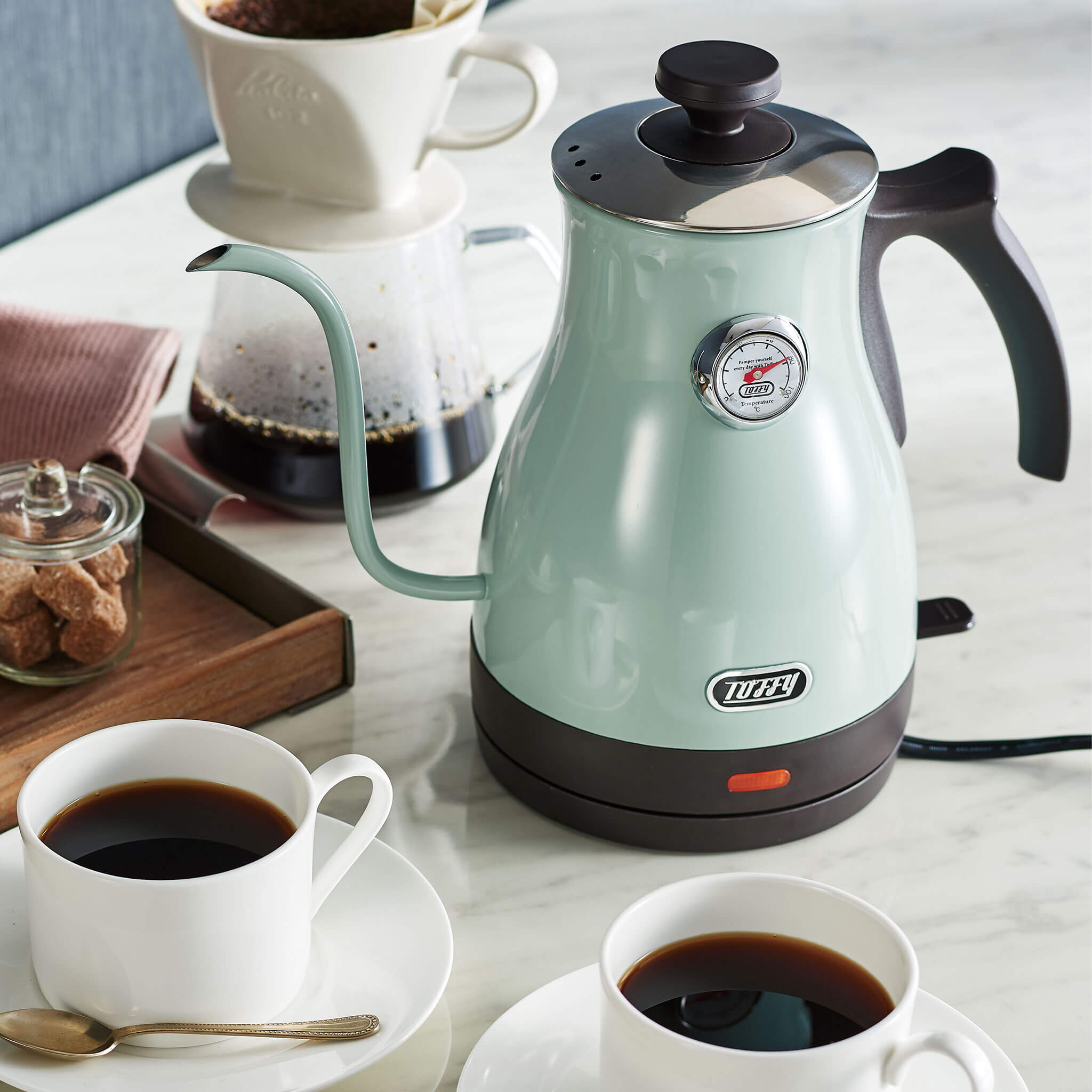 Toffy 温度計付きケトル