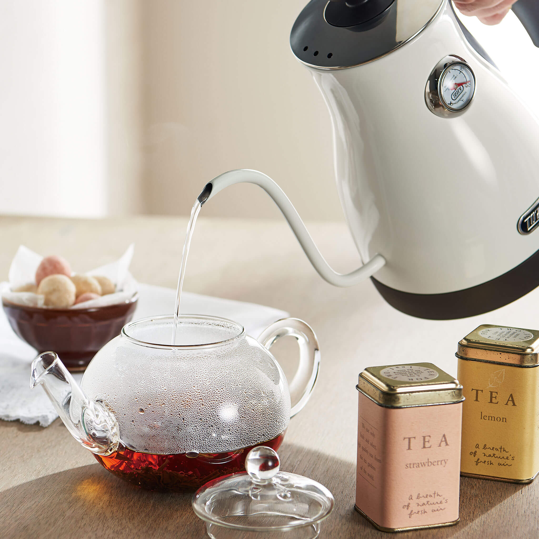 Toffy 温度計付きケトル