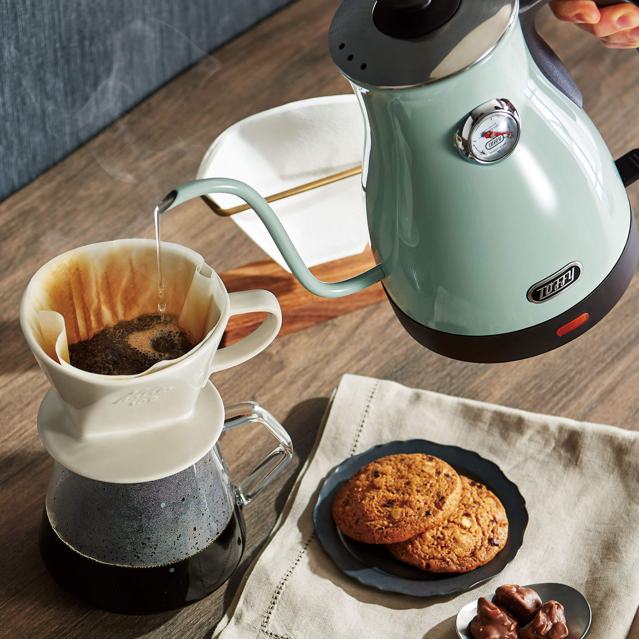 Toffy 温度計付きケトル