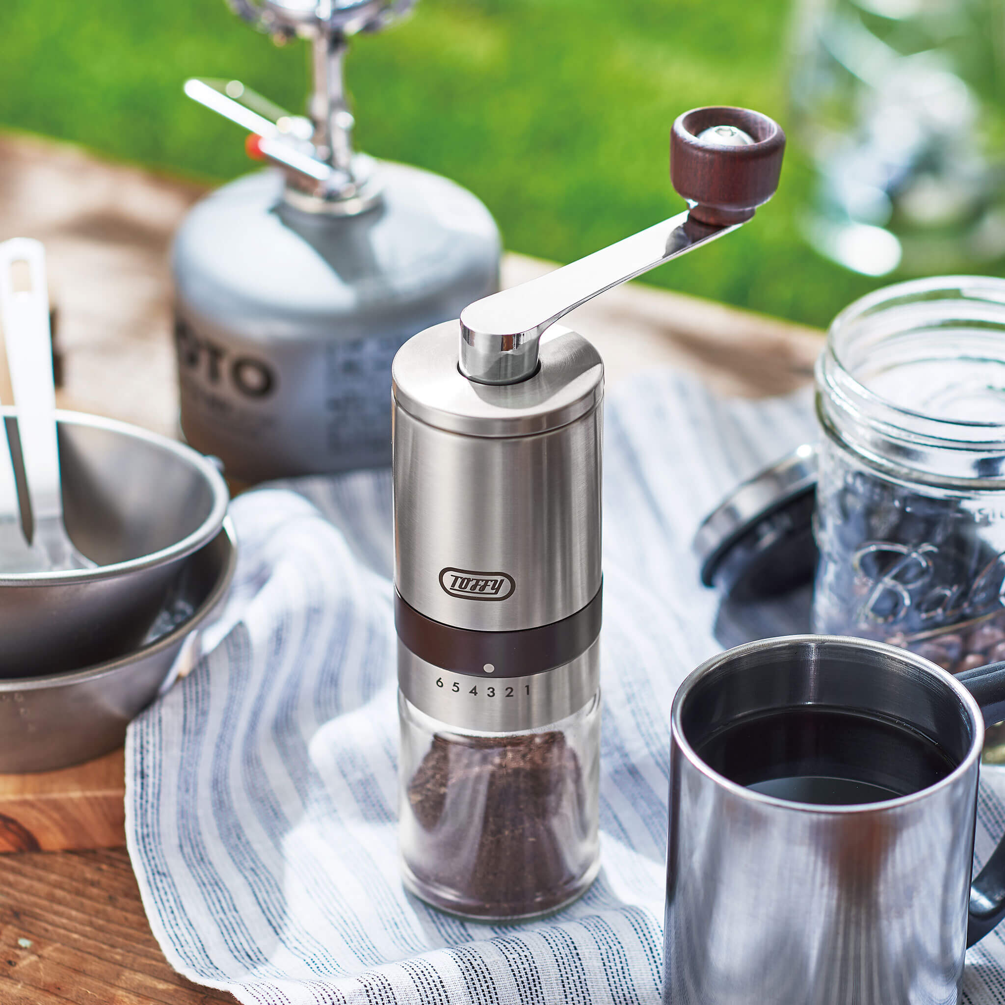 【アウトレット】Toffy ハンドセラミックコーヒーミル