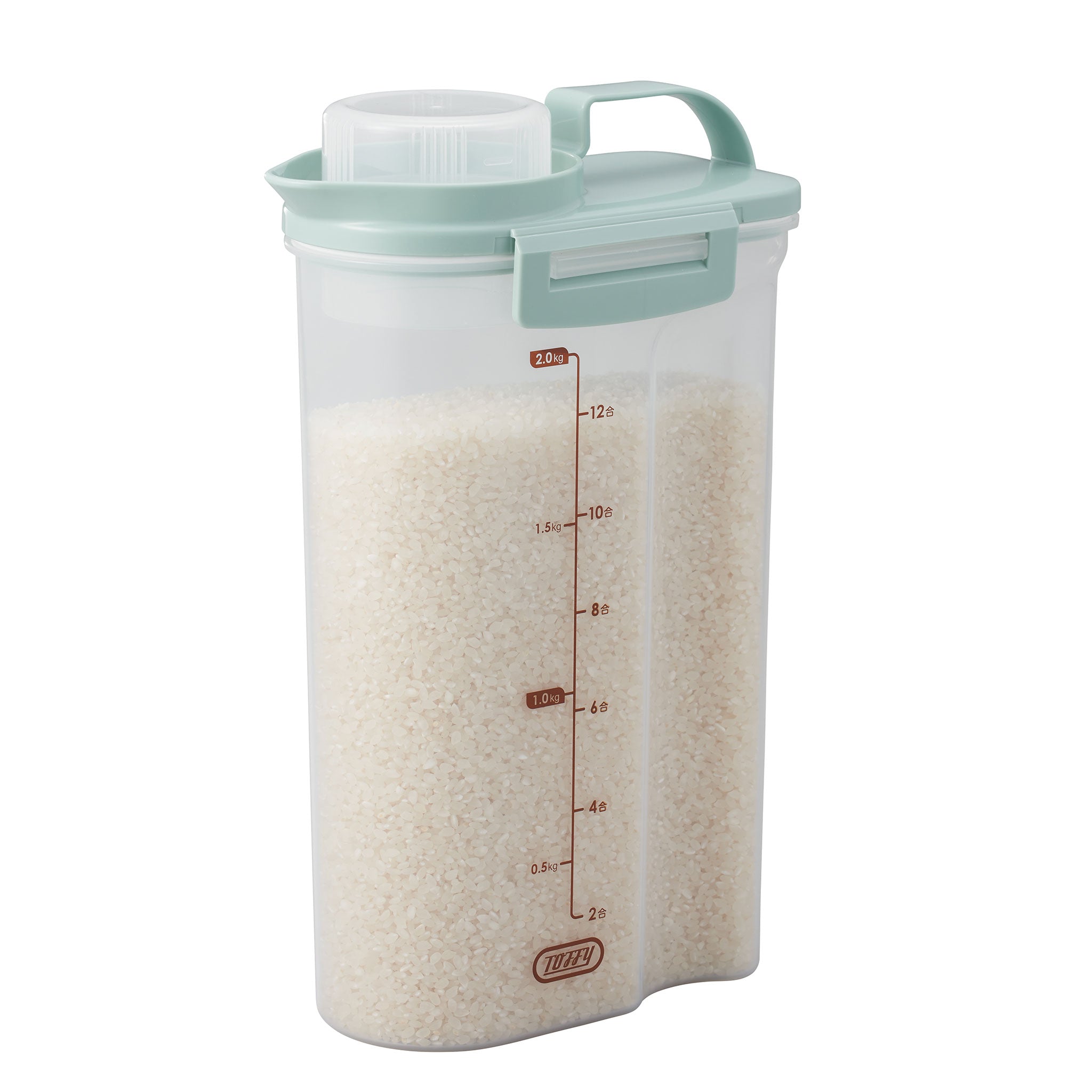 Toffy 冷蔵庫用ライスストッカー 2.4kg