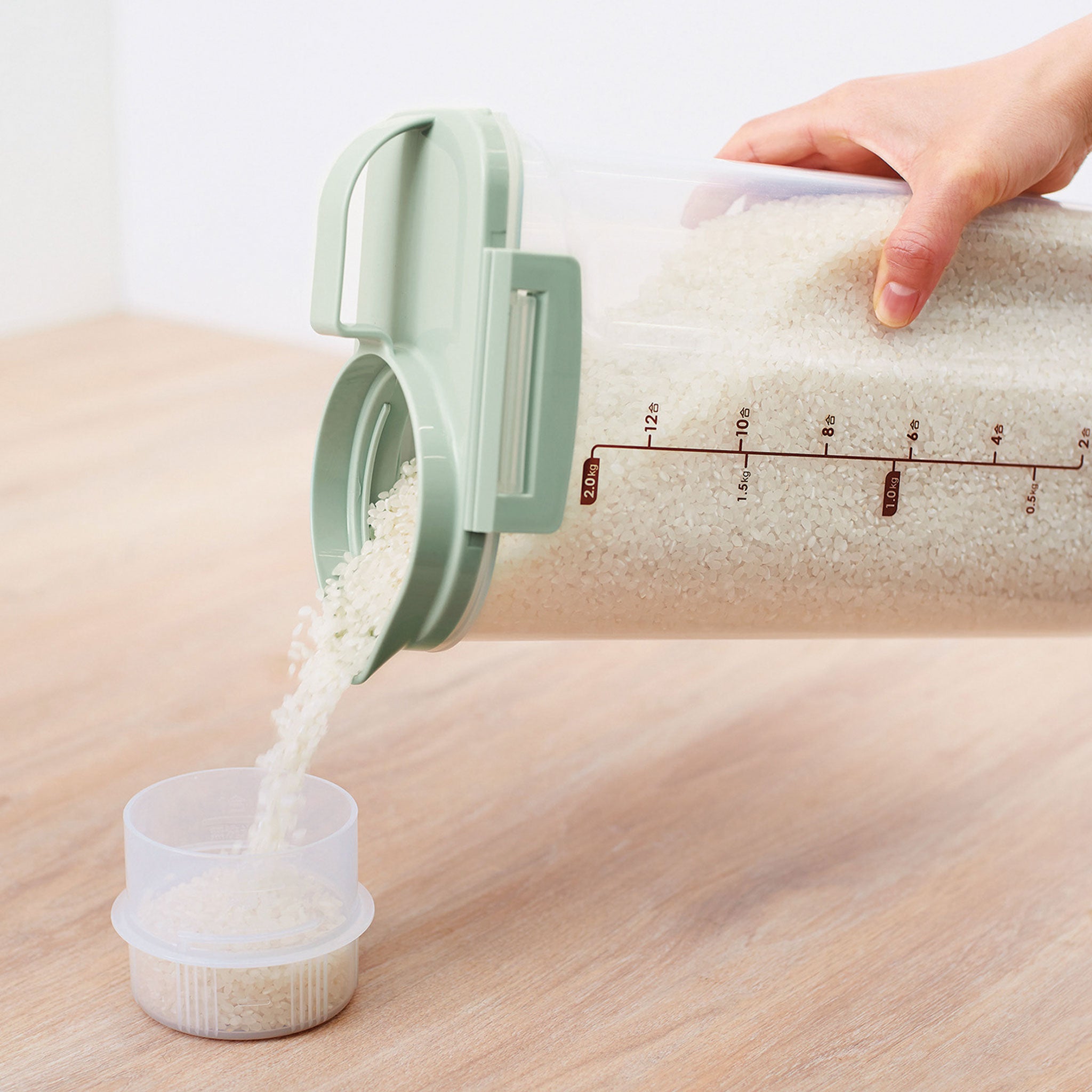 Toffy 冷蔵庫用ライスストッカー 2.4kg