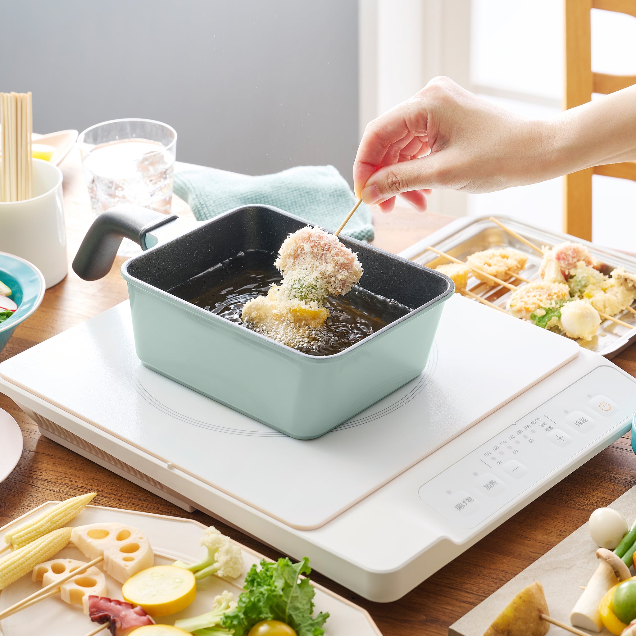 Toffy 角型揚げ鍋〈フライバスケット付き〉