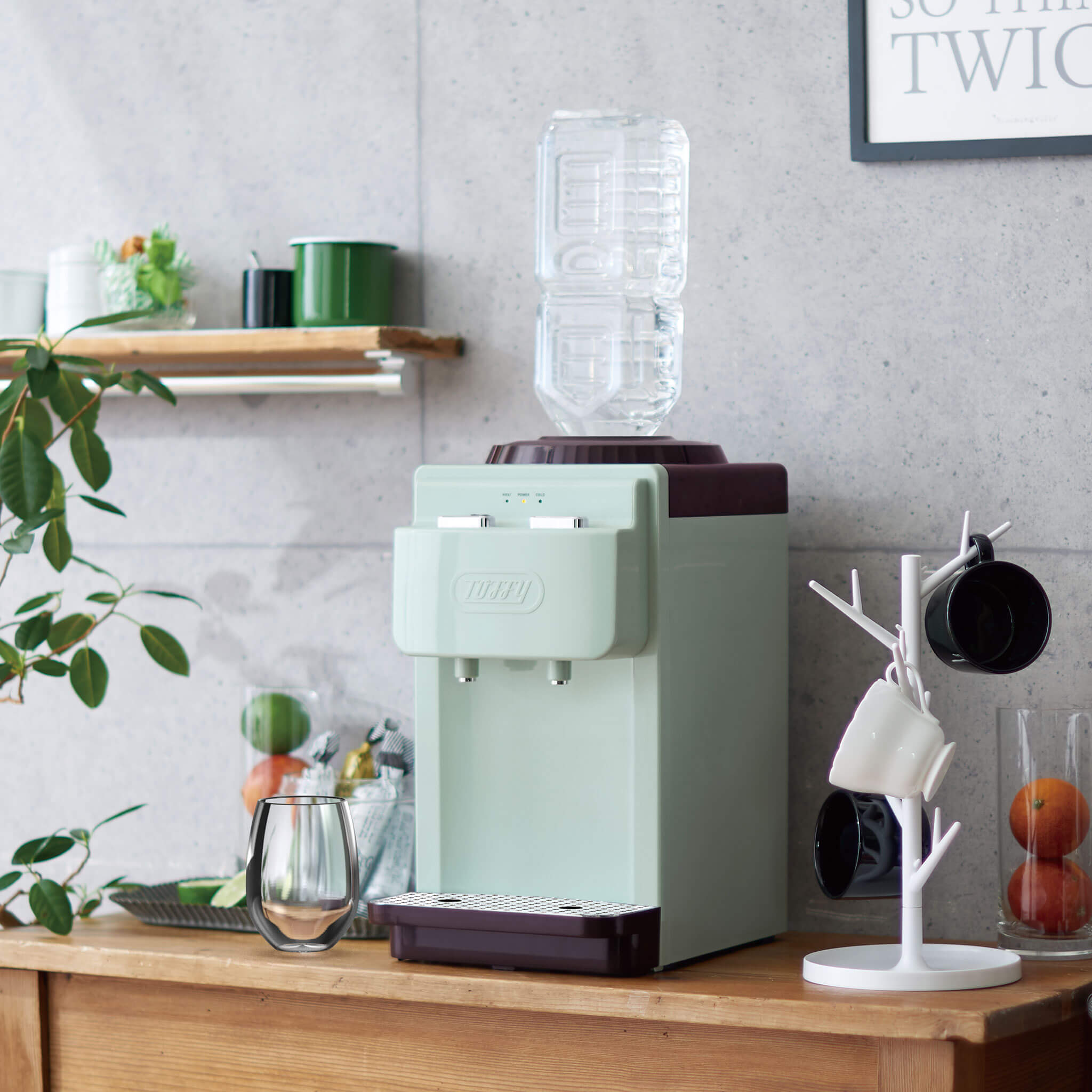 Toffy ウォーターサーバー【卓上型温冷両用タイプ】