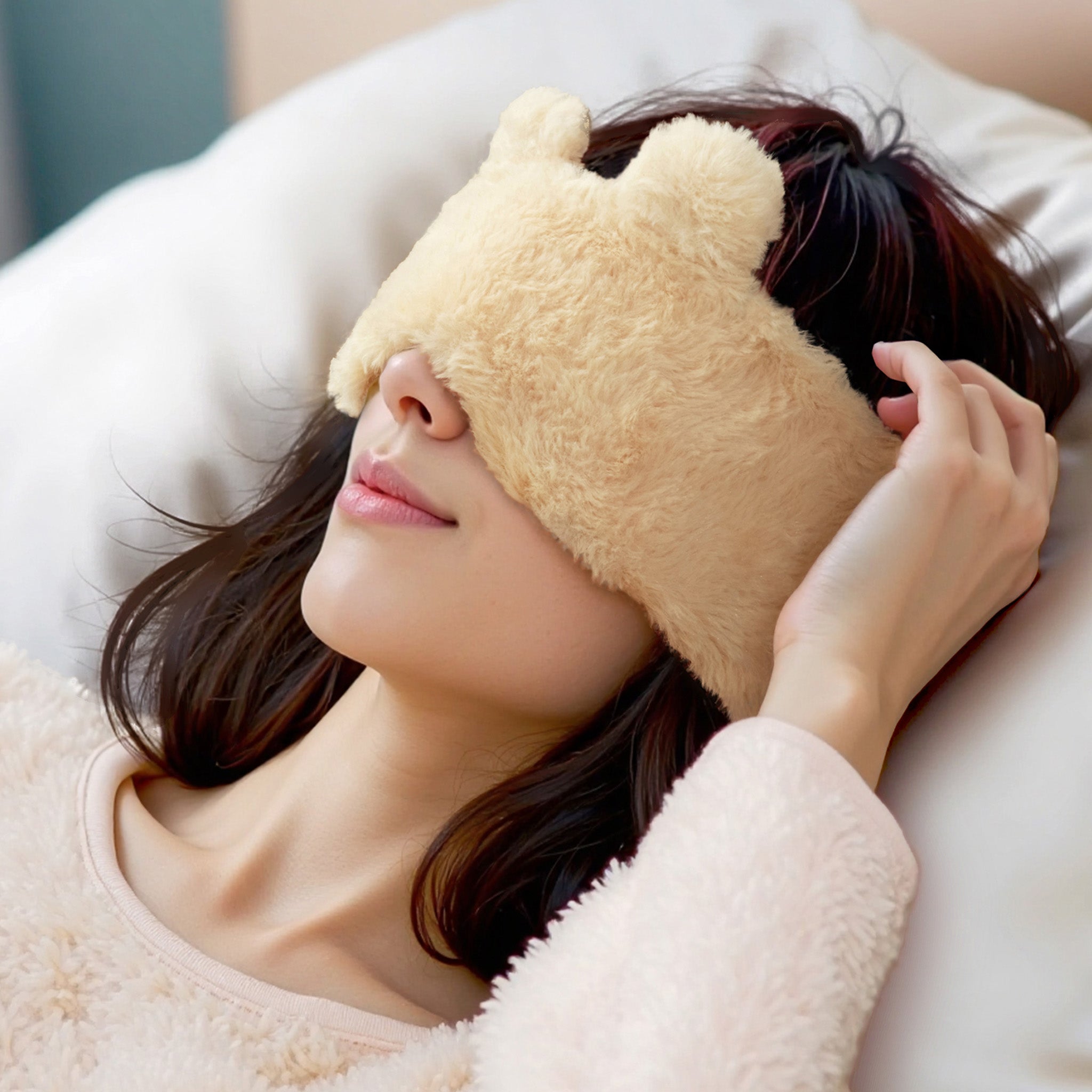 レンジですぐにホッカホカ ジェル湯たんぽ hocca アイマスク ねこ/うさぎ/くま