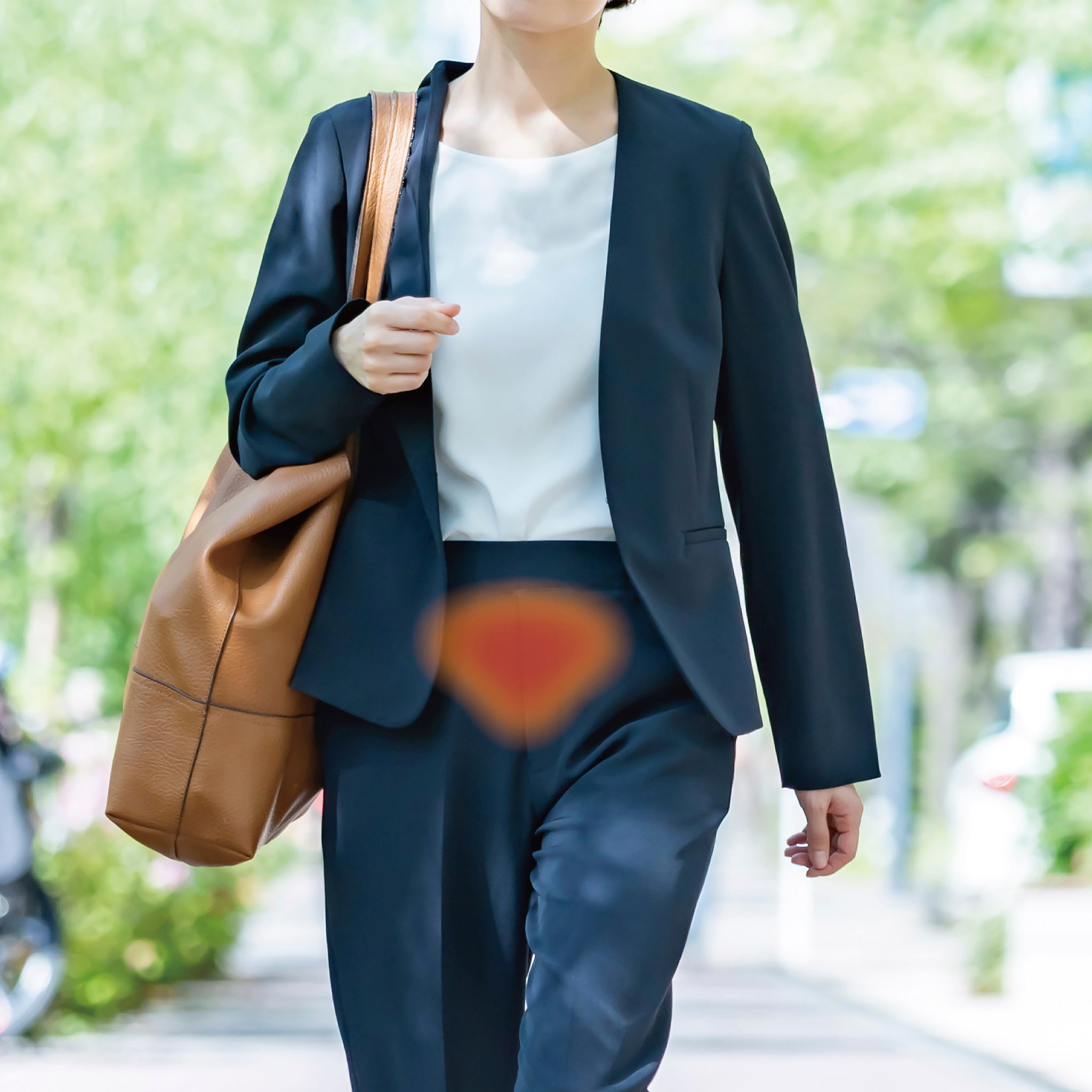 ショーツに貼りやすい おなかあったかカイロ