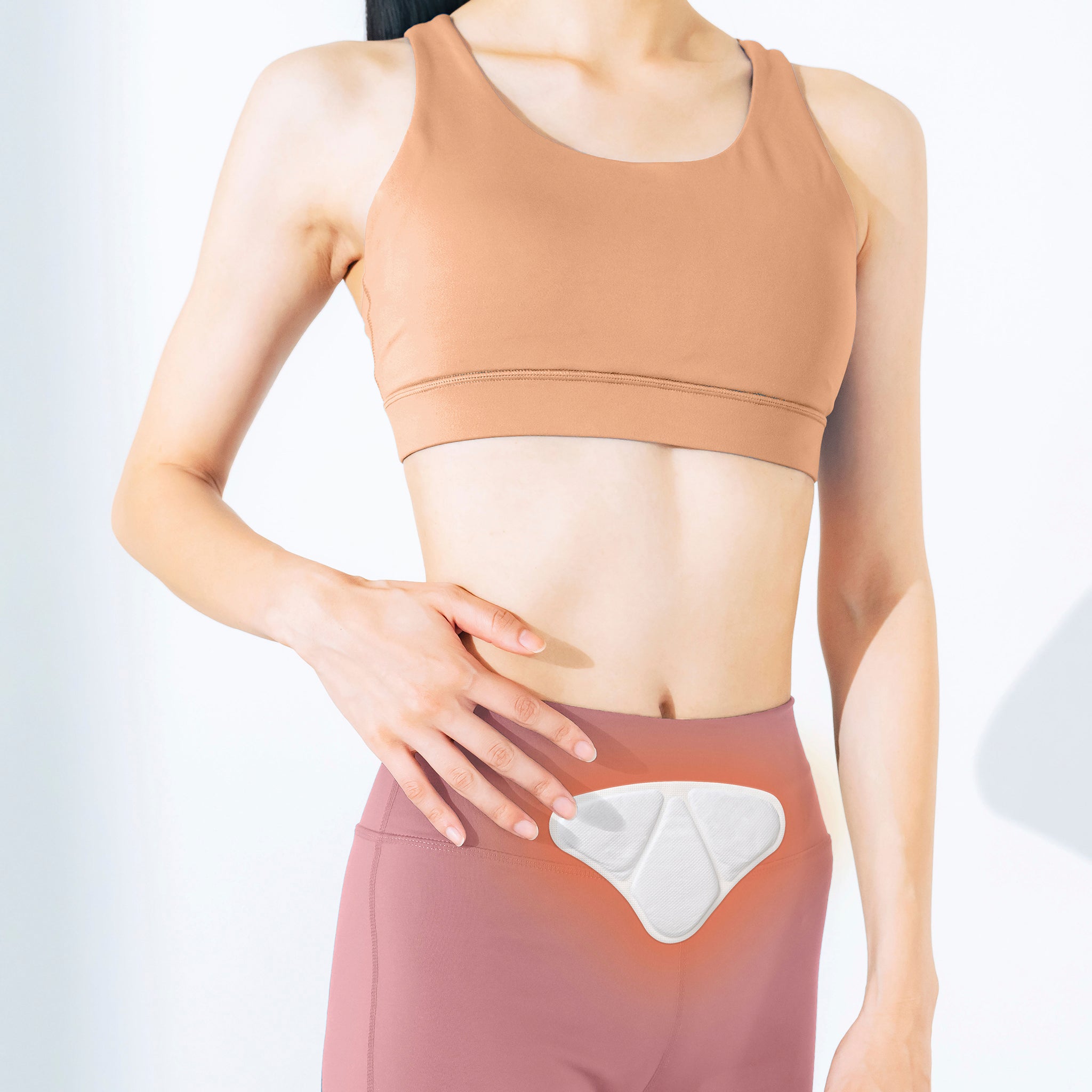 ショーツに貼りやすい おなかあったかカイロ