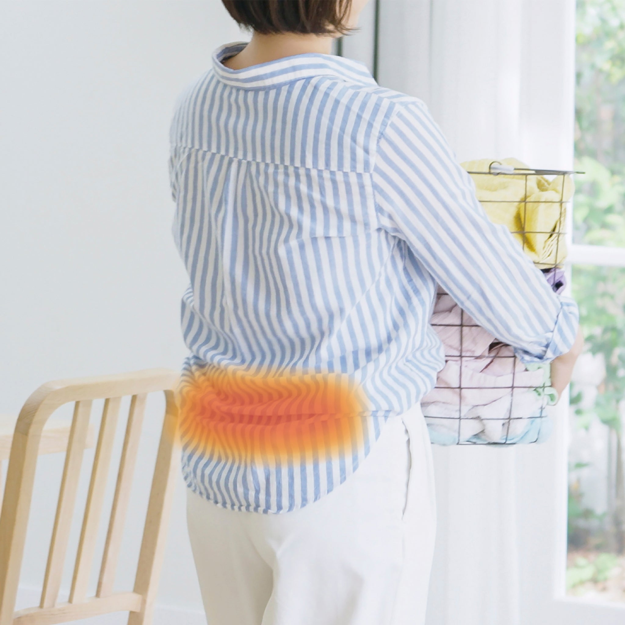 幅広サイズでしっかりカバー よこながカイロ