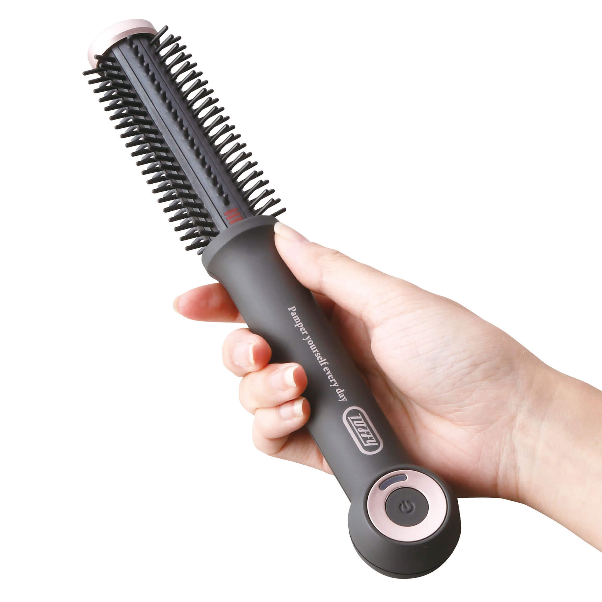 Toffy Beauty コードレス ロールブラシヘアアイロン