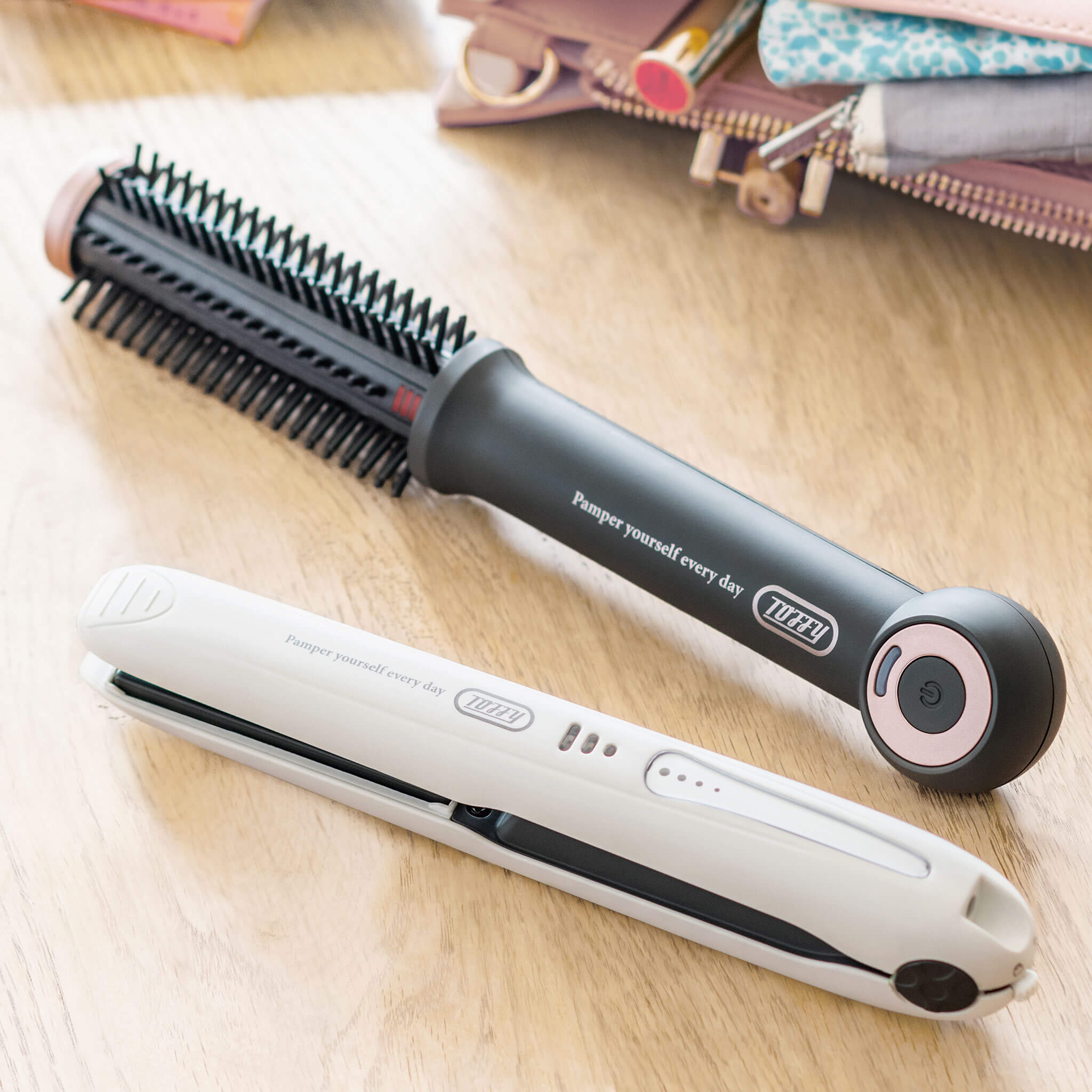 Toffy Beauty コードレス ストレートヘアアイロン