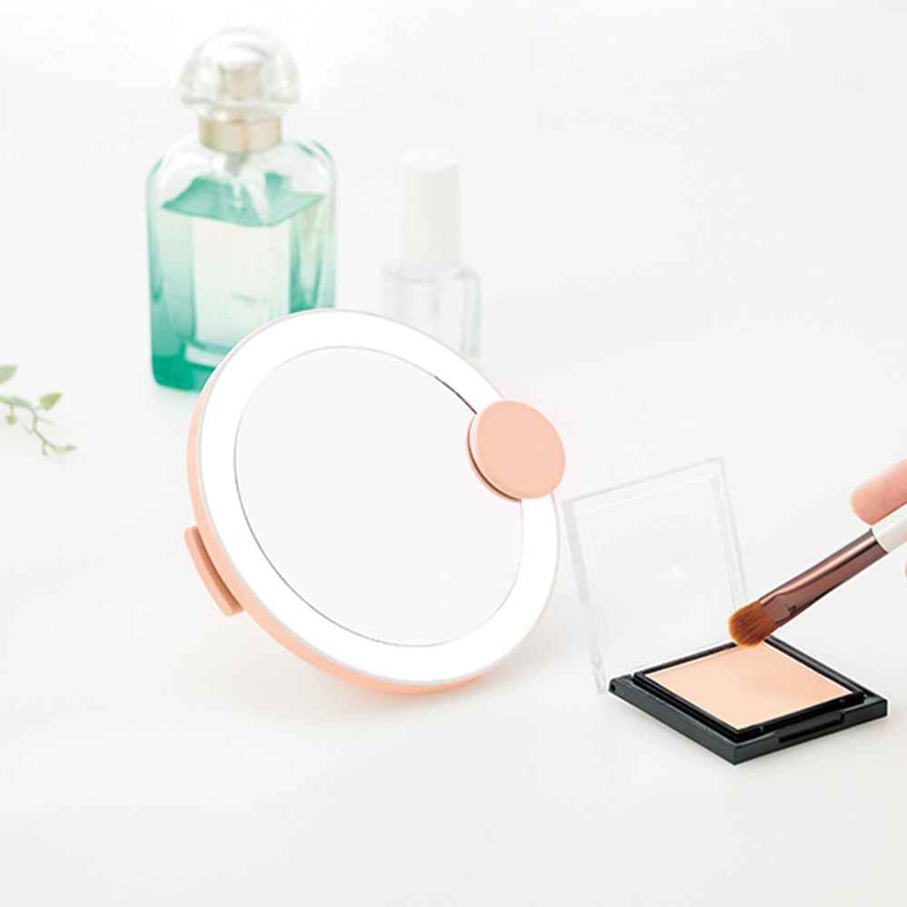 Toffy Beauty LEDハンディ&スタンドミラー