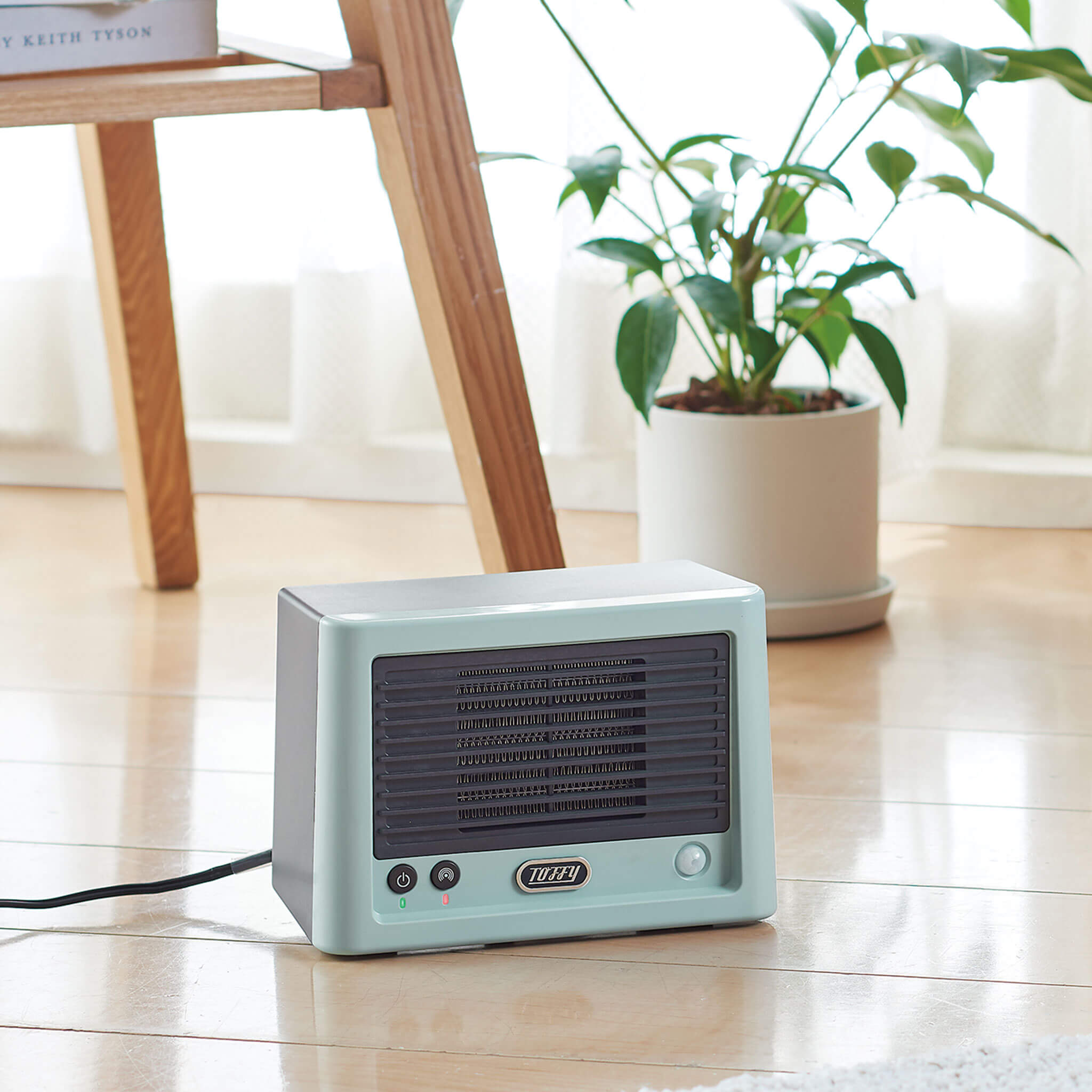 【アウトレット】Toffy コンパクトセラミックファンヒーター