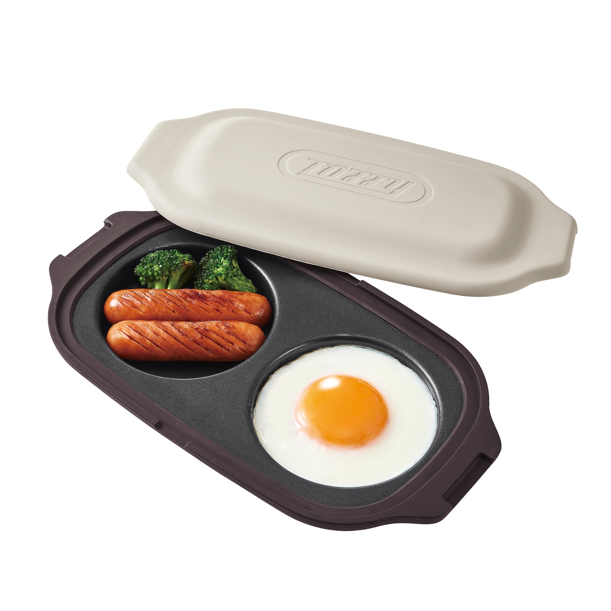 ギフト配送ボックス】Toffy 電子レンジ用ダブルグリルプレート