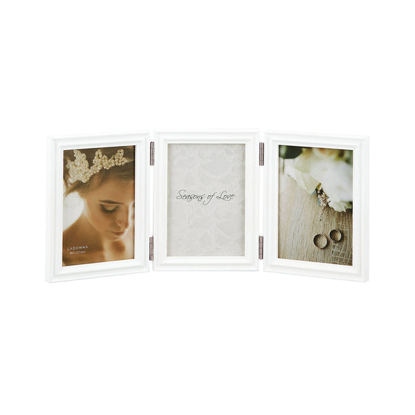 写真フレーム 名入れ 文字入れ可 L判サイズ 8枚 壁掛け 写真たて フォトフレーム