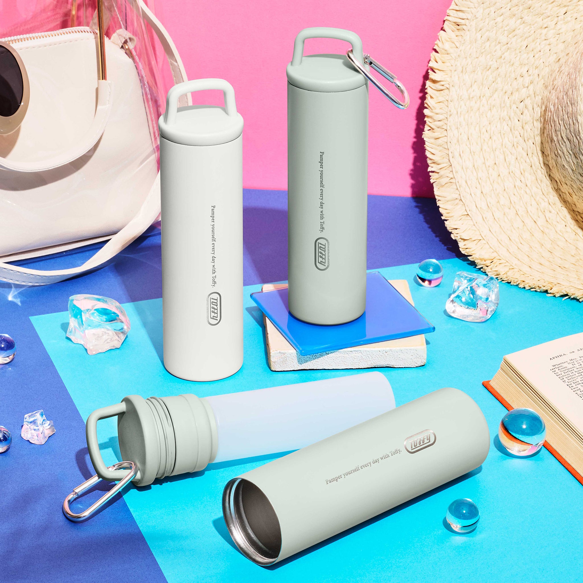 Toffy スティック氷のう〈カラビナ付き〉