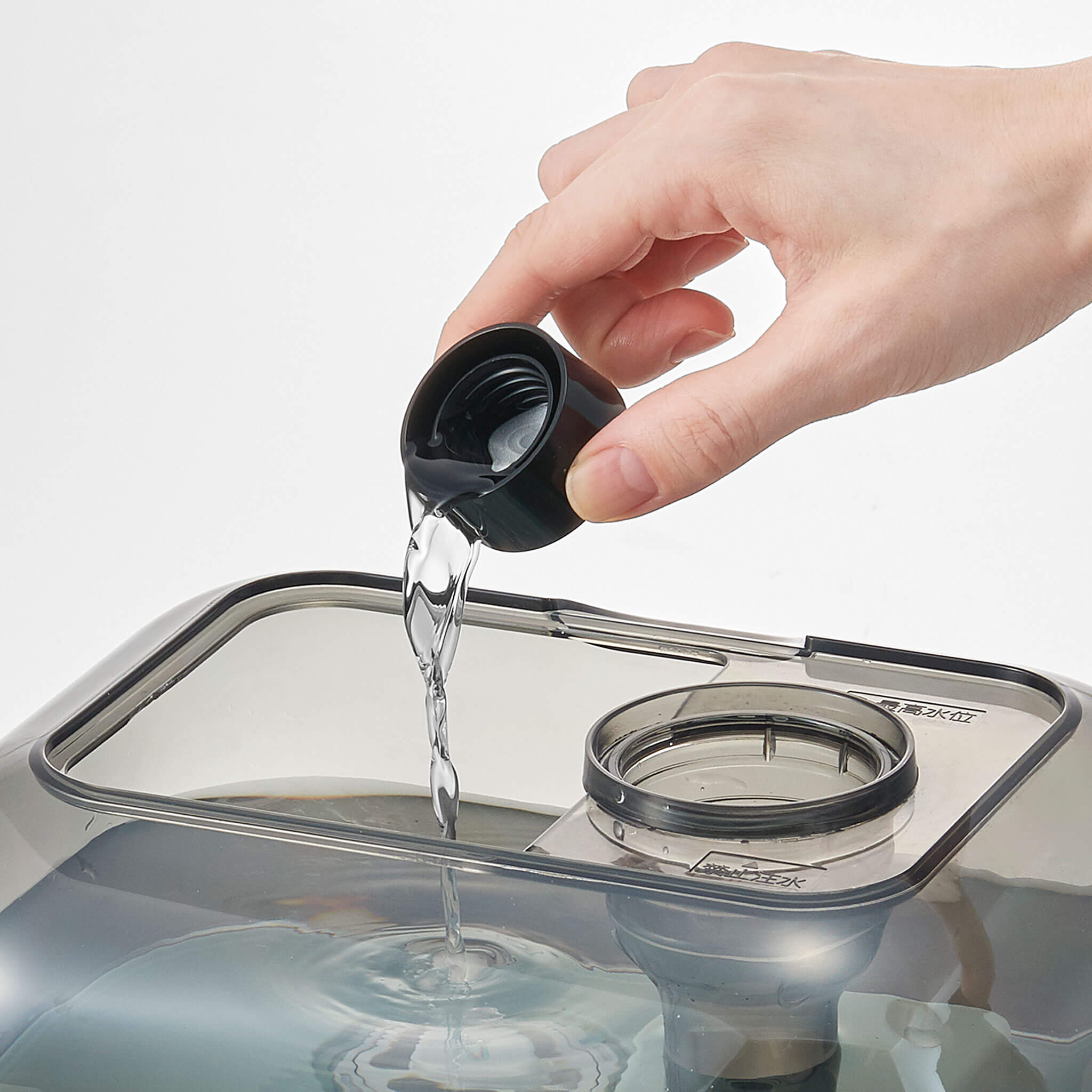 アウトレット】Toffy 抗菌ハイブリッドアロマ加湿器<4.7L>