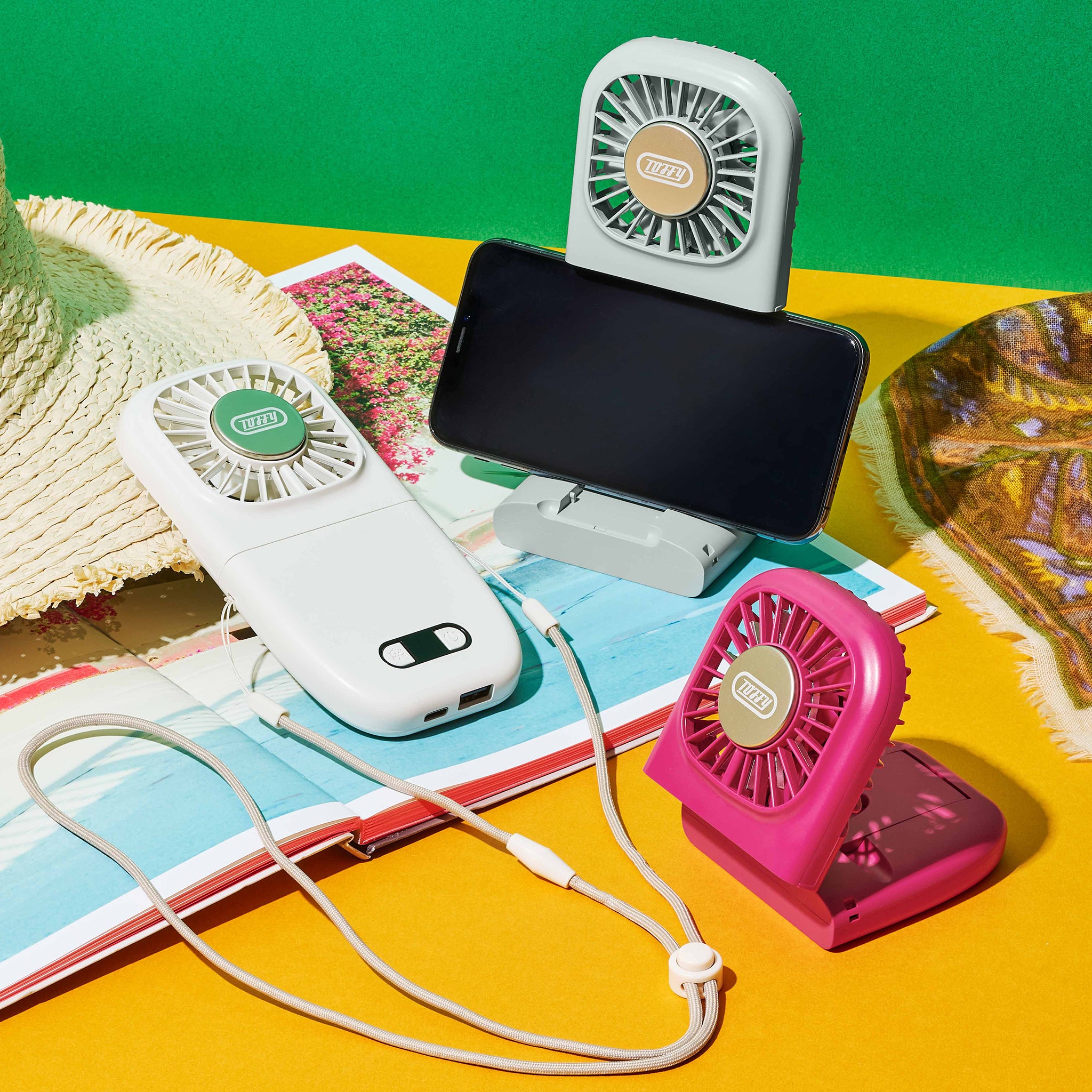 Toffy ひんやり6Wayモバイルファン
