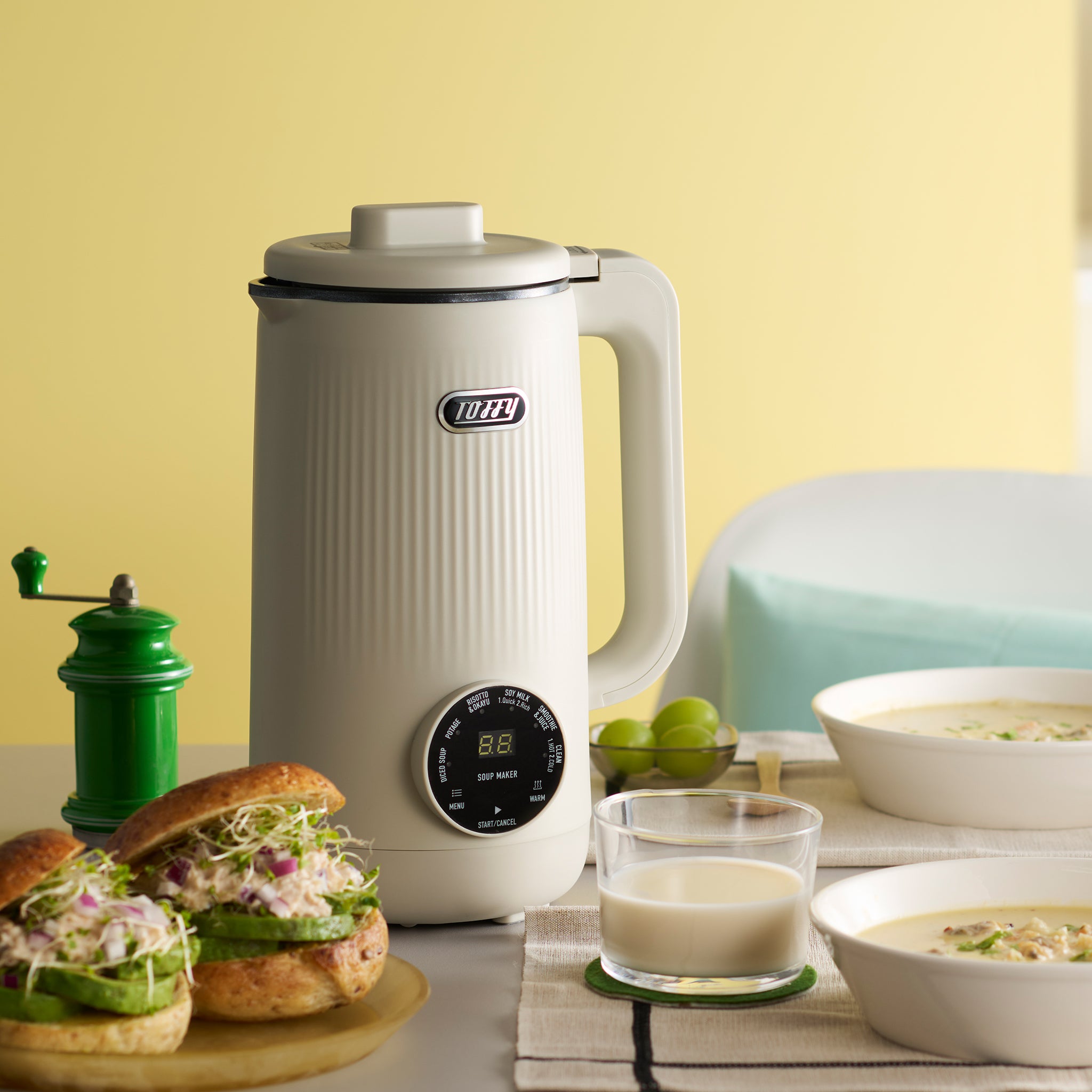 Toffy オートスープブレンダー〈セラミックコートタイプ〉　