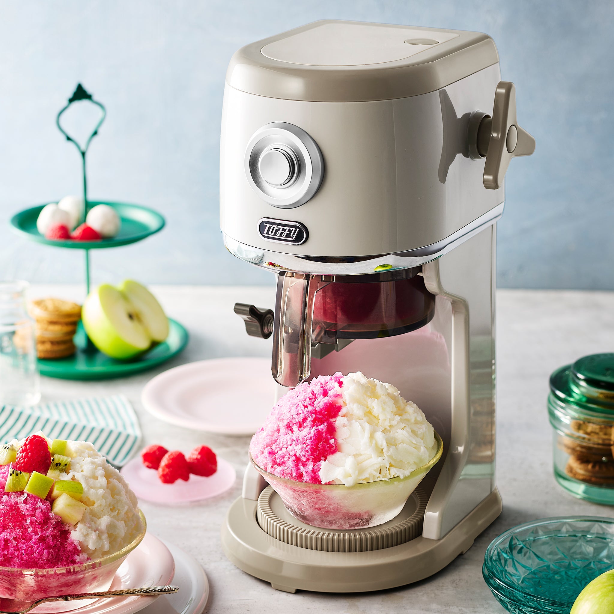 Toffyコンパクト電動ふわふわかき氷器