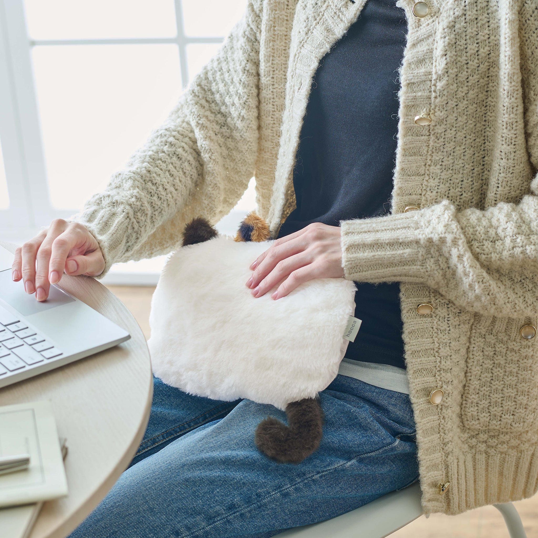 レンジですぐにホッカホカ ジェル湯たんぽ hocca ねこ/うさぎ ｜ Toffy